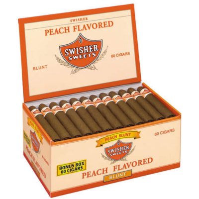 Swisher Sweet Peach Blunt Box 60 Ct Sams Club