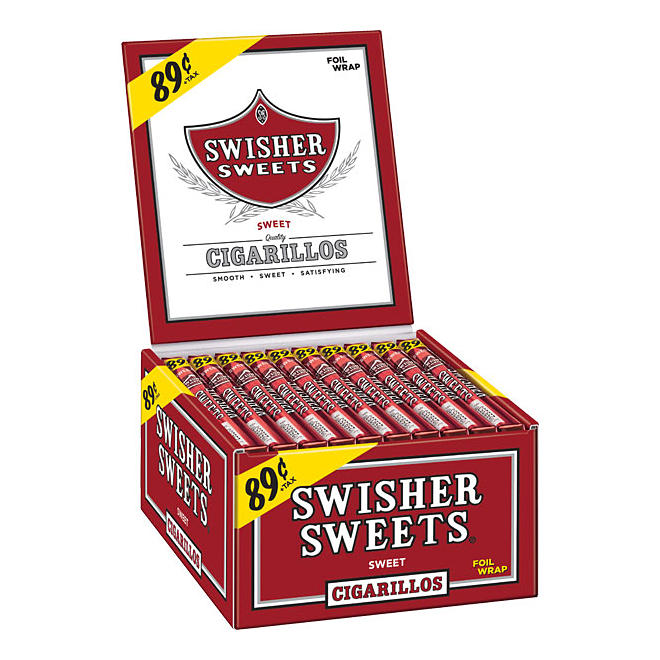 Swisher Sweets Regular Cigarillos Box Pre-Priced $0.89 (60 ct.)
