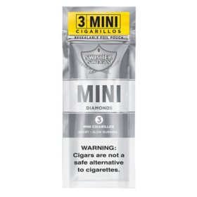 Swisher Sweets Cigarillos Mini Diamond Pre-Priced 3 ct., 15 pk.