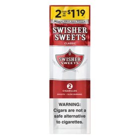 Swisher Sweets Cigars Original Pre-Priced 2 ct., 30 pk.