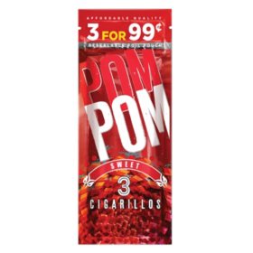 Swisher Sweets Cigarillos Pom Pom Sweet Pre-Priced 3 ct., 15 pk.