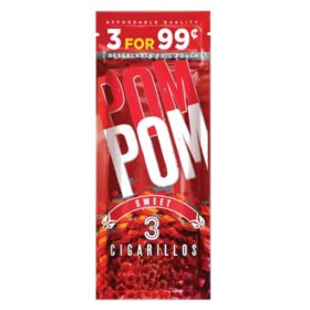 Swisher Sweets Cigarillos Pom Pom Sweet Pre-Priced (3 ct., 15 pk.)