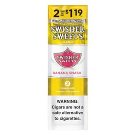 Swisher Sweets Cigarillos Banana Smash Pre-Priced (2 ct., 30 pk.)