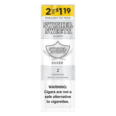 Swisher Sweets Cigarillos Silver Pre-Priced (2 ct., 30 pk.) - Sam's Club