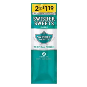 Swisher Sweets Tropical Fusion Cigarillos, Pre-Priced 2 for $1.19, 2 ct., 30 pk.