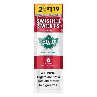 Swisher Sweets Wild Rush Cigarillos, Pre-Priced 2 For $1.19, 2 Ct., 30 ...