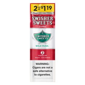 Swisher Sweets Cigarillos Wild Rush Pre-Priced 2 ct., 30 pk.