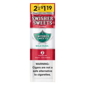 Swisher Sweets Wild Rush Cigarillos, Pre-Priced 2 for $1.19, 2 ct., 30 pk.