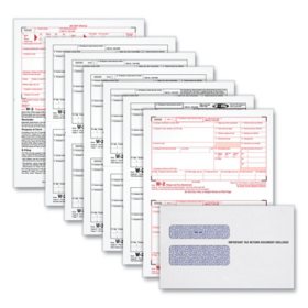 TOPS  W-2 Tax Forms Kit with Envelopes,24 Forms Total