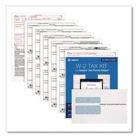 TOPS  W-2 Tax Forms Kit with Envelopes,24 Forms Total