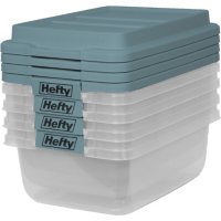 Hefty 18 Quart Hi-Rise Storage Bin (4 Pk.)