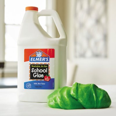 School Smart Washable School Glue, 1 Gallon Bottle, Clear