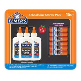 Elmer’s School Glue Starter Pack, 15 Count