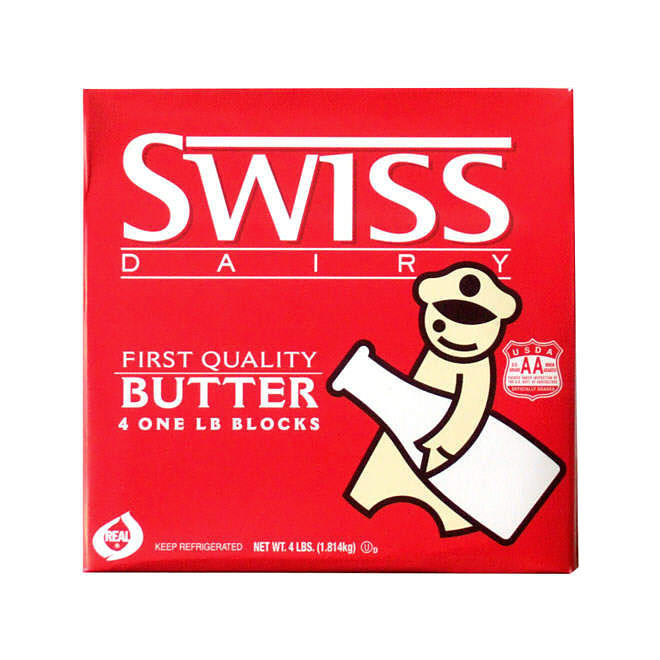 Swiss Dairy Butter - 1lb blocks - 4 ct.
