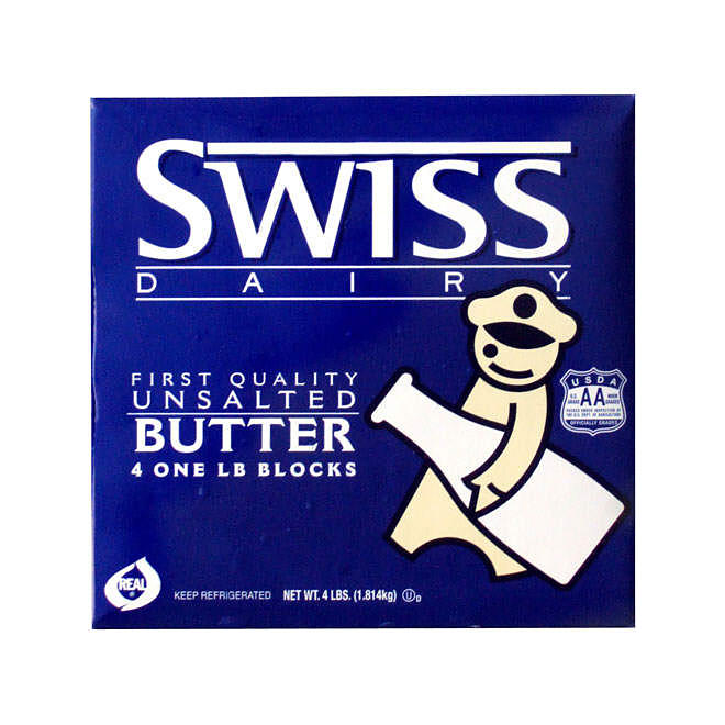 Swiss Dairy Unsalted Butter (1 lb., 4 ct.)