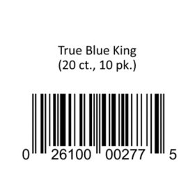 True Blue King 20 ct., 10 pk.