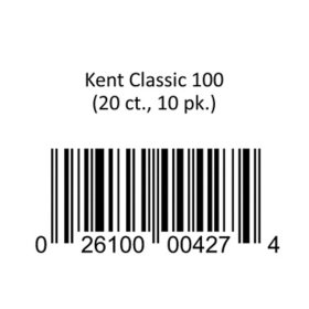 Kent Classic 100 20 ct., 10 pk.