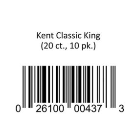 Kent Classic King 20 ct., 10 pk.