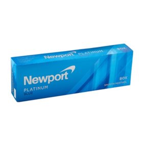 Newport Platinum Blue King Cigarettes Box 20 ct., 10 pk.