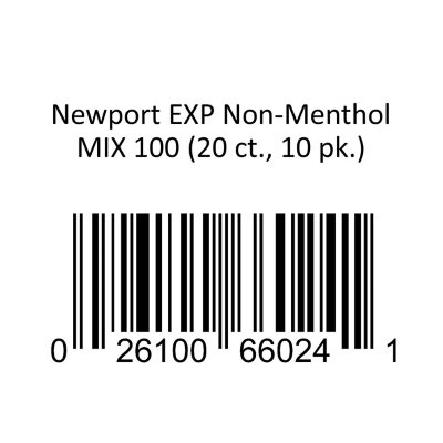 Newport EXP NonMenthol MIX 100 20 ct., 10 pk. Sam's Club