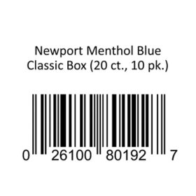 Newport Menthol Blue Classic Box (20 ct., 10 pk.)