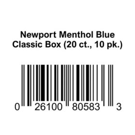 Newport Blue Menthol King Box (20 ct., 10 pk.)
