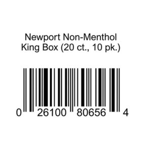 Newport Non-Menthol King Box 20 ct., 10 pk.