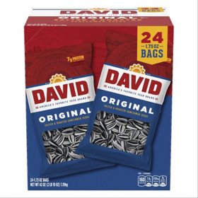 David Original Sunflower Seeds, 1.75 oz., 24 pk.