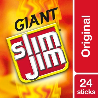 Slim Jim Original Snack Sticks: 120-Piece Box