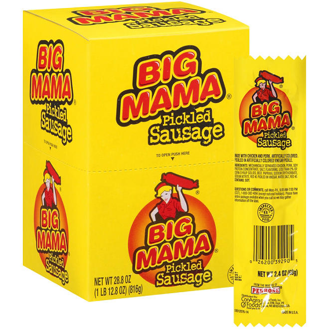 Big Mama Pickled Sausage 2.4 oz., 12 pk.