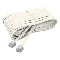 Softalk - Telephone Extension Cord, Plug/Plug, 25 ft. - Ivory