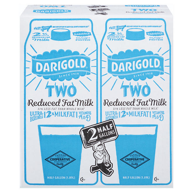 Darigold 2% Reduced Fat Milk (64 oz. carton, 2 ct.)