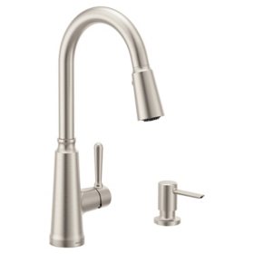 Moen Trew Spot Resist Stainless Single Handle Pulldown Kitchen Faucet