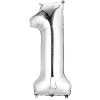 Silver Foil Balloon (3 pk., choose number)