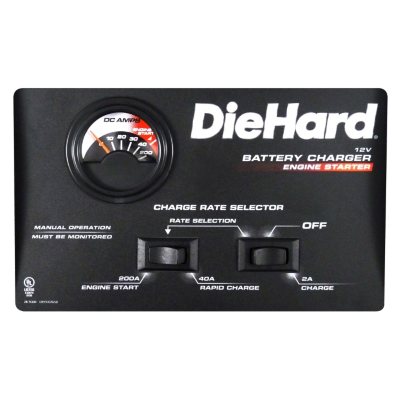 DieHard Manual Battery Charger with Engine Starter - Sam's Club