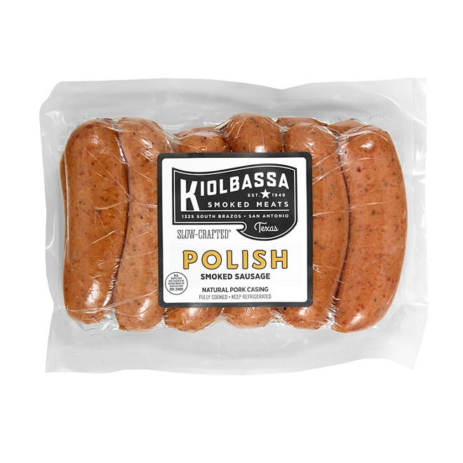 Kiolbassa Polish Style Smoked Sausage (46 oz.)