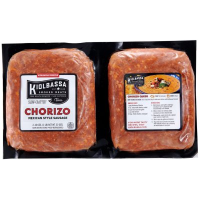 Kiolbassa Slow-Crafted Chorizo Mexican-Style Sausage, Ground (16 oz., 2  pk.) - Sam's Club