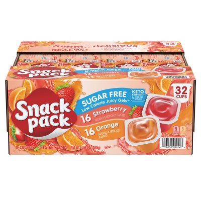 Snack Pack Sugar-Free Juicy Gel Cups ( oz., 32 pk.) - Sam's Club