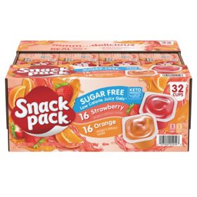Snack Pack Sugar-Free Juicy Gel Cups (3.25 oz., 32 pk.)