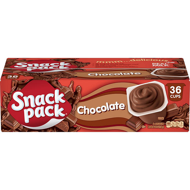 Snack Pack Pudding, Chocolate (3.25 oz., 36pk.)