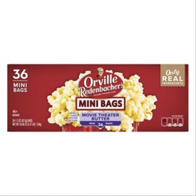 Orville Redenbacher's Movie Butter Microwave Popcorn, Mini Bags, 1.5 oz., 36 pk. 