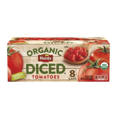 Hunt's Organic Diced Tomatoes (14.5 oz. cans, 8 pk.) Sam's Club
