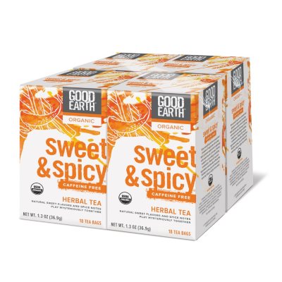 Good Earth Organic Sweet & Spicy Caffeine-Free Herbal Tea