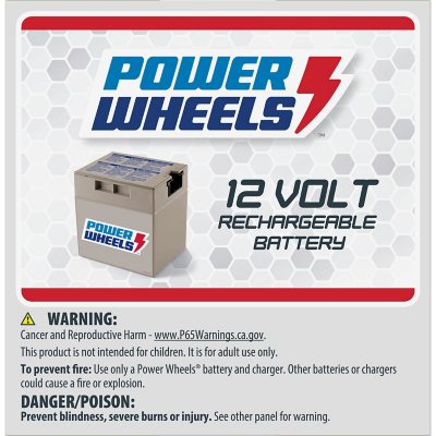 Power wheels 12 2024 volt replacement battery