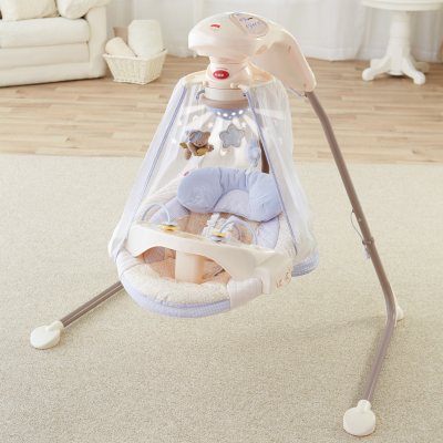 Fisher price store swing with lights