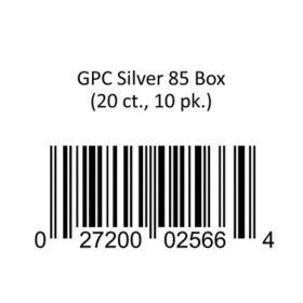 GPC Silver 85 Box 20 ct., 10 pk.