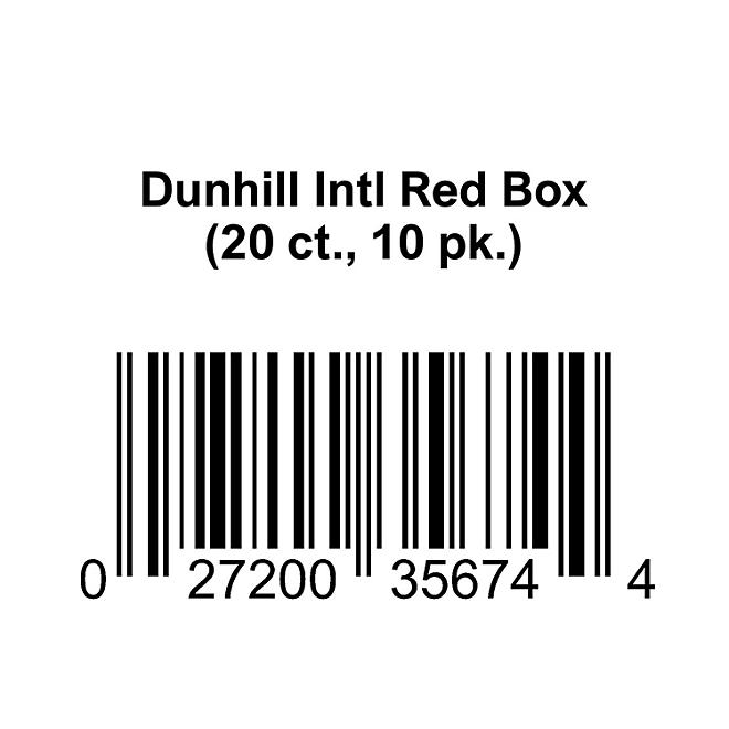 Dunhill Intl Red Box (20 ct., 10 pk.)