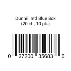 Dunhill Intl Blue Box 20 ct., 10 pk.