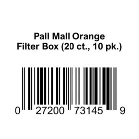 Pall Mall Orange 85 Box 20 ct., 10 pk.