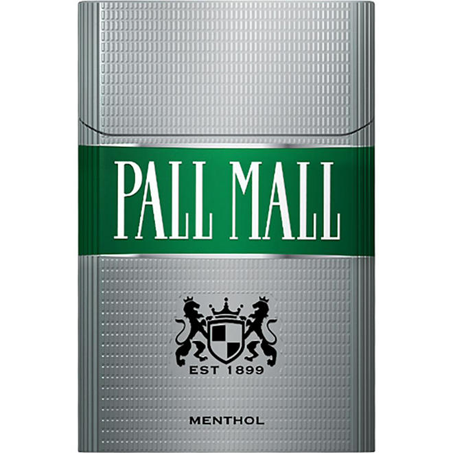 Pall Mall Silver Menthol 85 Box 20 ct., 10 pk. $0.50 Off Per Pack